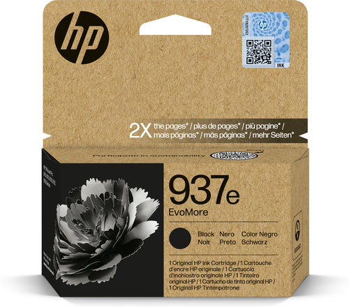HP 937e EvoMore Black Original Ink Cartridge HP 937e EvoMore Black Original Ink Cartridge